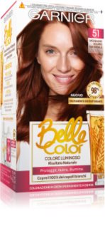Garnier Belle Color tinte permanente para cabello tono Mogano Scuro Naturale 1 ud
