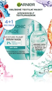 Garnier Textil Masks Party Mix fátyolmaszk szett