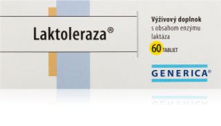 Generica Laktoleraza tablety na podporu trávenia laktózy 60 tbl