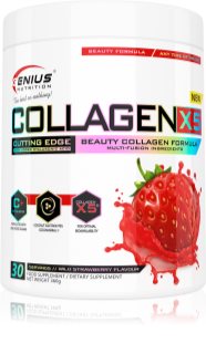 Genius Nutrition Collagen-X5® pulbere pentru tonifierea pielii și frumusețea părului și a unghiilor