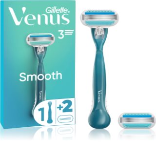 Gillette Venus Smooth skustuvas + 2 pakaitinės galvutės 1 vnt.