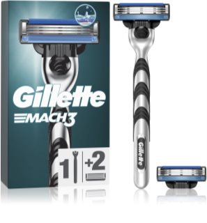 Gillette Mach3 Aparat de ras + rezervă lame 2 buc
