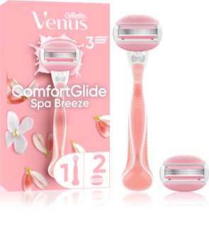 Gillette Venus ComfortGlide Spa Breeze skutimosi mašinėlė +2 pakaitinės galvutės 1 vnt.