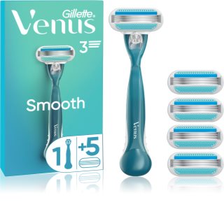 Gillette Venus Smooth brijač + zamjenske britvice 5 kom