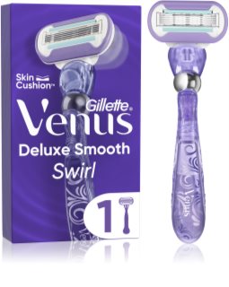 Gillette Venus Deluxe Smooth Swirl Aparat de ras + rezervă lame 1 buc