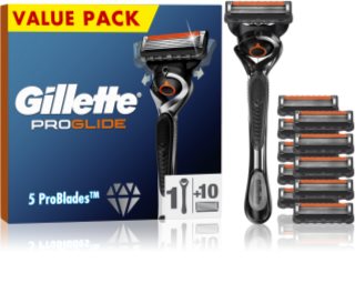 Gillette ProGlide holicí strojek + náhradní břity 10 ks