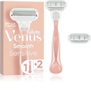 Gillette Venus Sensitive Smooth станок для гоління + 2 запасні головки