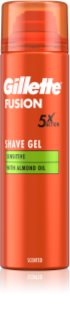 Gillette Fusion5 Sensitive gel na holení pro citlivou pleť 200 ml