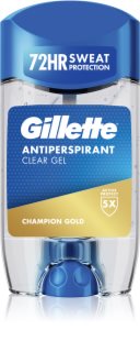 Gillette Champion Gold Antiperspirant Clear Gel Antiperspirant Gel för män 70 ml