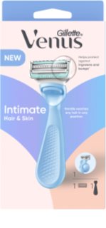 Gillette Venus For Pubic Hair&Skin maszynka do golenia do stylizacji strefy bikini z wymienną głowicą 1 szt.