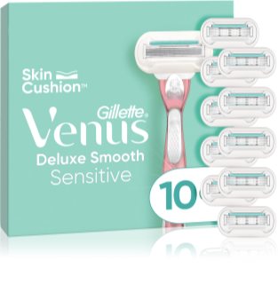 Gillette Venus Deluxe Smooth Sensitive lames de rechange 10 pcs