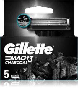 Gillette Mach3 Charcoal ανταλλακτικές λεπίδες