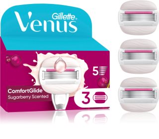 Gillette Venus ComfortGlide Sugarberry náhradné žiletky