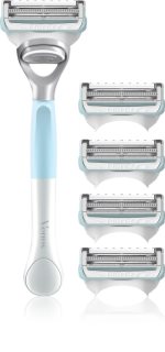 Gillette Venus For Pubic Hair&Skin skutimosi mašinėlė bikinio zonos linijoms formuoti + pakaitinės galvutės 5 vnt.