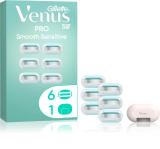 Gillette Venus PRO Smooth Sensitive zamjenske britvice + zaštitni poklopac