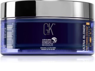 GK Hair Bombshell Masque színező pakolás szőke hajra árnyalat Ultra Blonde 200 g