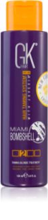 GK Hair Miami Bombshell Taming Blonde Treatment maseczka keratynowa do włosów blond i z balejażem 100 ml