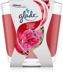 GLADE Luscious Cherry & Peony Duftkerze 70 g