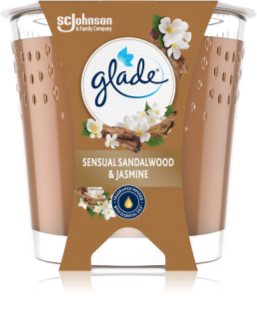 GLADE Sensual Sandalwood & Jasmine dišeča sveča