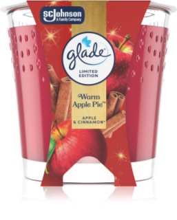 GLADE Warm Apple Pie aроматична свічка 112 гр