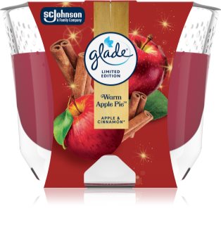 GLADE Warm Apple Pie aроматична свічка 204 гр