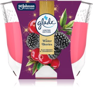 GLADE Winter Berries bougie parfumée