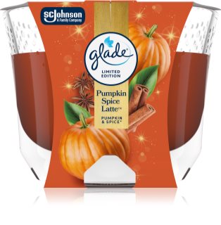 GLADE Pumpkin Spice Latté vela perfumada