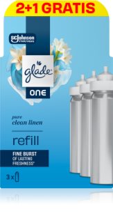 GLADE ONE Pure Clean Linen резервен пълнител за освежител за въздух 3x10 мл.