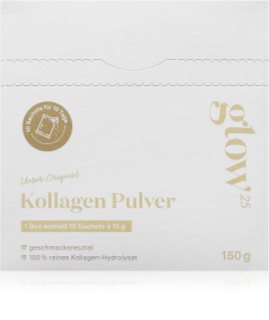 Glow25 Kollagenpulver Sachets Säckchen mit Kollagen 10x15 g