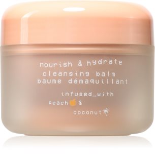 Glow Hub Nourish & Hydrate bálsamo limpiador nutritivo con extracto de melocotón 100 g