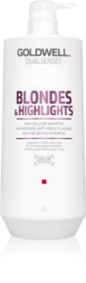 Goldwell Dualsenses Blondes & Highlights sampon szőke hajra semlegesíti a sárgás tónusokat