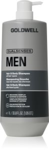 Goldwell Dualsenses Men Hair & Body Shampoo Brusegel og shampoo 2-i-1 1000 ml