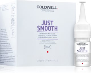 Goldwell Dualsenses Just Smooth vyhladzujúce sérum pre nepoddajné a krepovité vlasy 12x18 ml
