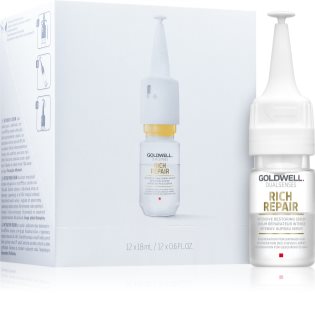 Goldwell Dualsenses Rich Repair intenzivní obnovující sérum pro suché a poškozené vlasy 12 x 18 ml