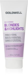 Goldwell Dualsenses Blondes & Highlights Toning Conditioner tonizáló kondicionáló lila pigmenttel 200 ml