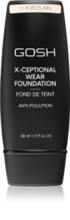 Gosh X-ceptional стійкий тональний крем відтінок 11 Porcelain 30 мл
