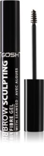 Gosh Brow Sculpting Fibre Gel gel sourcils avec brosse teinte 002 Chestnut 8 ml