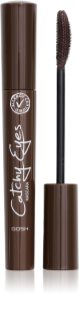 GOSH COPENHAGEN Catchy Eyes Allergy Certified Skropstu tuša apjomam jutīgām acīm (tonis) 002 Brown 8 ml