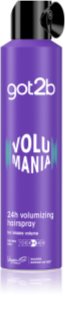 got2b Volumania laca de pelo fijación fuerte para volumen de larga duración 300 ml
