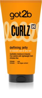 got2b Curlz Defining Jelly Feuchtigkeit spendendes Gel für definierte Wellen 150 ml