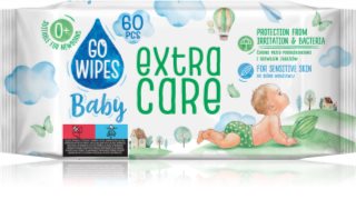 GoWipes Extra Care puhdistavat kosteuspyyhkeet lapsille herkälle iholle 0+ 60 kpl