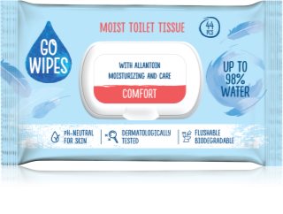 GoWipes Comfort niisutatud tualettpaber tundlikule nahale 44 tk