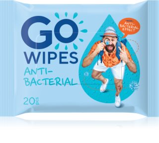 GoWipes Antibacterial erfrischende Feuchttücher mit antibakterieller Wirkung 20 St.