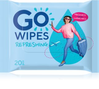 GoWipes Refreshing Wet Wipes osvežilni vlažilni robčki za roke 20 kos