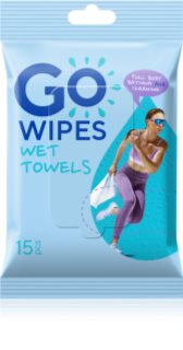 GoWipes Wet Towels uppfräschande våtservetter 26x20 cm 15 st.