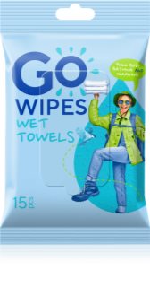 GoWipes Wet Towels salviette umidificate rinfrescanti 26x20 cm 15 pz