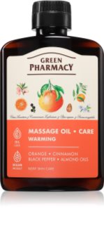 Green Pharmacy Essential oils of Orange Massage Oil aceite de masaje con efecto calor 200 ml
