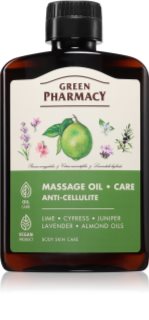 Green Pharmacy Essential oils of Lime Massage Oil aceite para masaje para la celulitis 200 ml