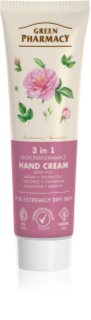 Green Pharmacy Rose Hand Cream creme nutritivo e hidratante para mãos e unhas 100 ml