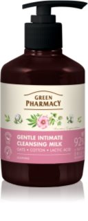 Green Pharmacy Oats & Cotton Pieniņš intīmai higiēnai 370 ml
